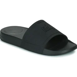 Mules / Sabots^FitFlop - Iqushion Pool Slide Tonal Rubber Noir