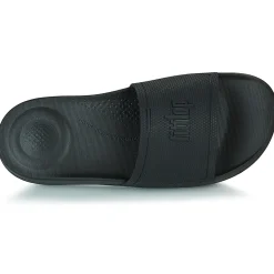 Mules / Sabots^FitFlop - Iqushion Pool Slide Tonal Rubber Noir