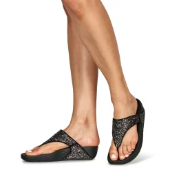 Sandales Et Nu-pieds^FitFlop - LULU GLITTER Noir