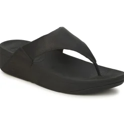 Tongs^FitFlop - LULU LEATHER Noir