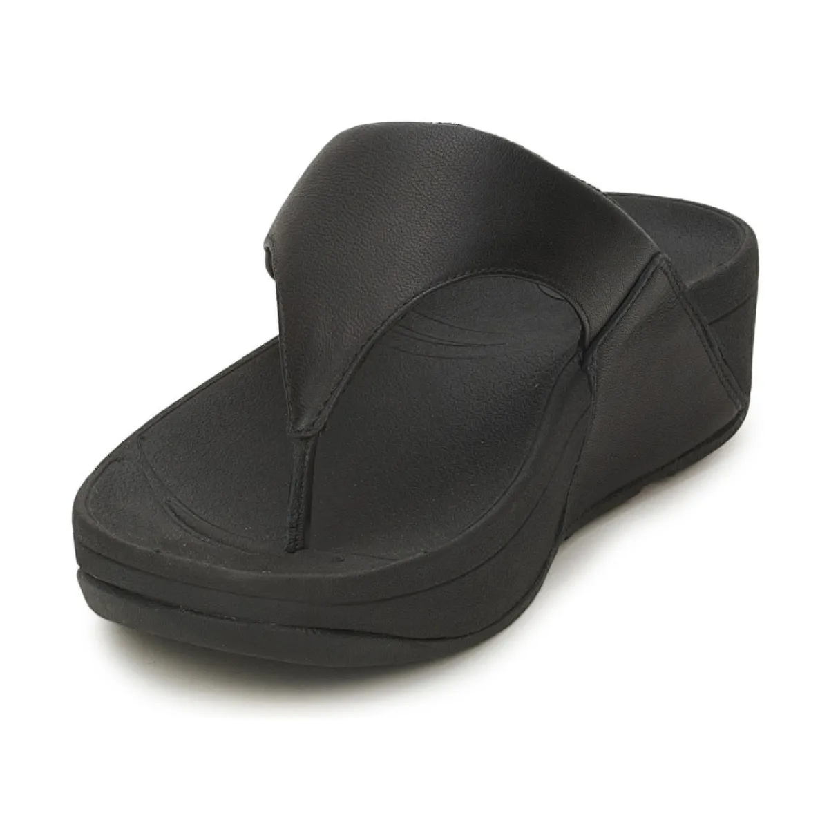 Tongs^FitFlop - LULU LEATHER Noir