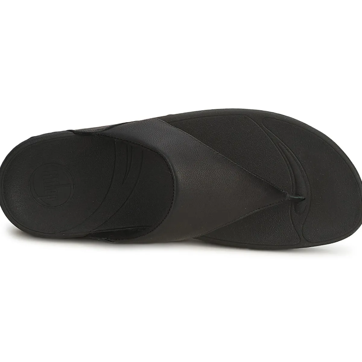 Tongs^FitFlop - LULU LEATHER Noir