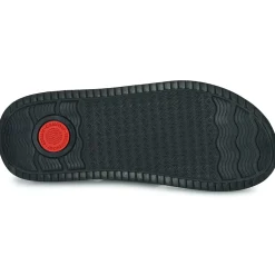 Tongs^FitFlop - Surff Two-Tone Webbing Toe-Post Sandals Noir