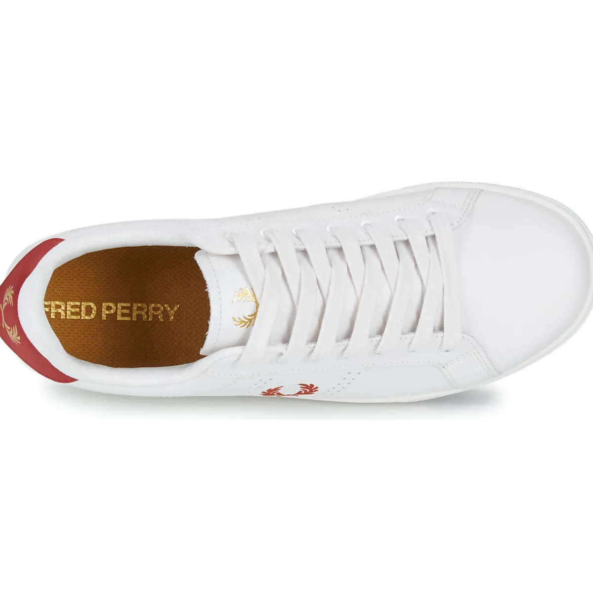 Baskets Mode^Fred Perry - B721 LEATHER