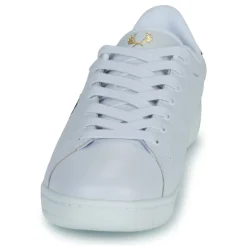 Baskets Mode^Fred Perry - B722 LEATHER Blanc