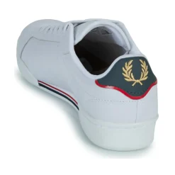 Baskets Mode^Fred Perry - B722 LEATHER Blanc