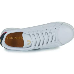 Baskets Mode^Fred Perry - B722 LEATHER Blanc