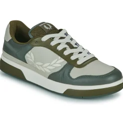 Baskets Mode^Fred Perry - B300 TEXTURED LEATHER / BRANDED