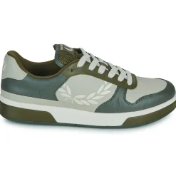 Baskets Mode^Fred Perry - B300 TEXTURED LEATHER / BRANDED