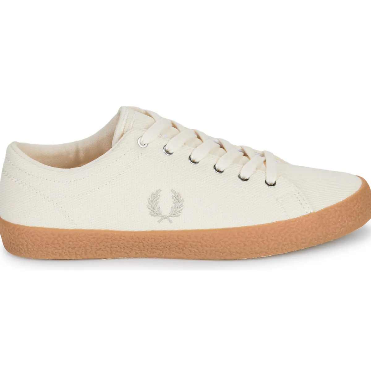 Baskets Mode^Fred Perry - BASELINE HEAVY TWILL Ecru