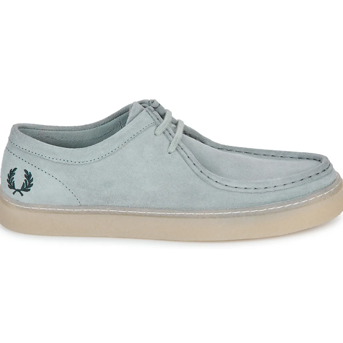 Mocassins & Chaussures Bateau^Fred Perry - DAWSON LOW SUEDE Gris