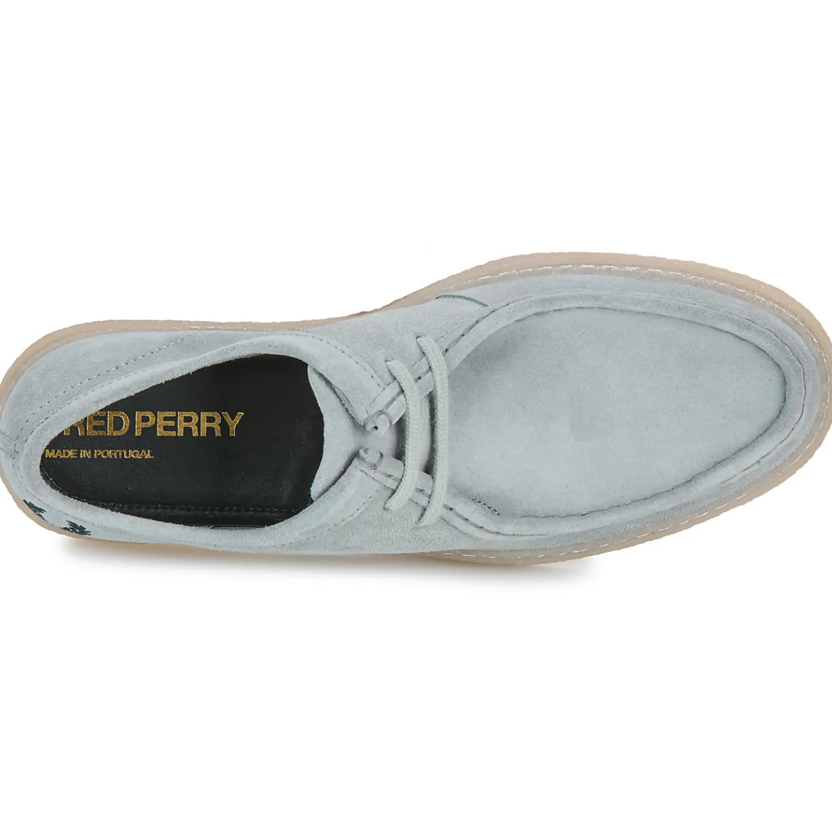 Mocassins & Chaussures Bateau^Fred Perry - DAWSON LOW SUEDE Gris