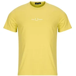 T-shirts & Polos^Fred Perry - EMBROIDERED Jaune