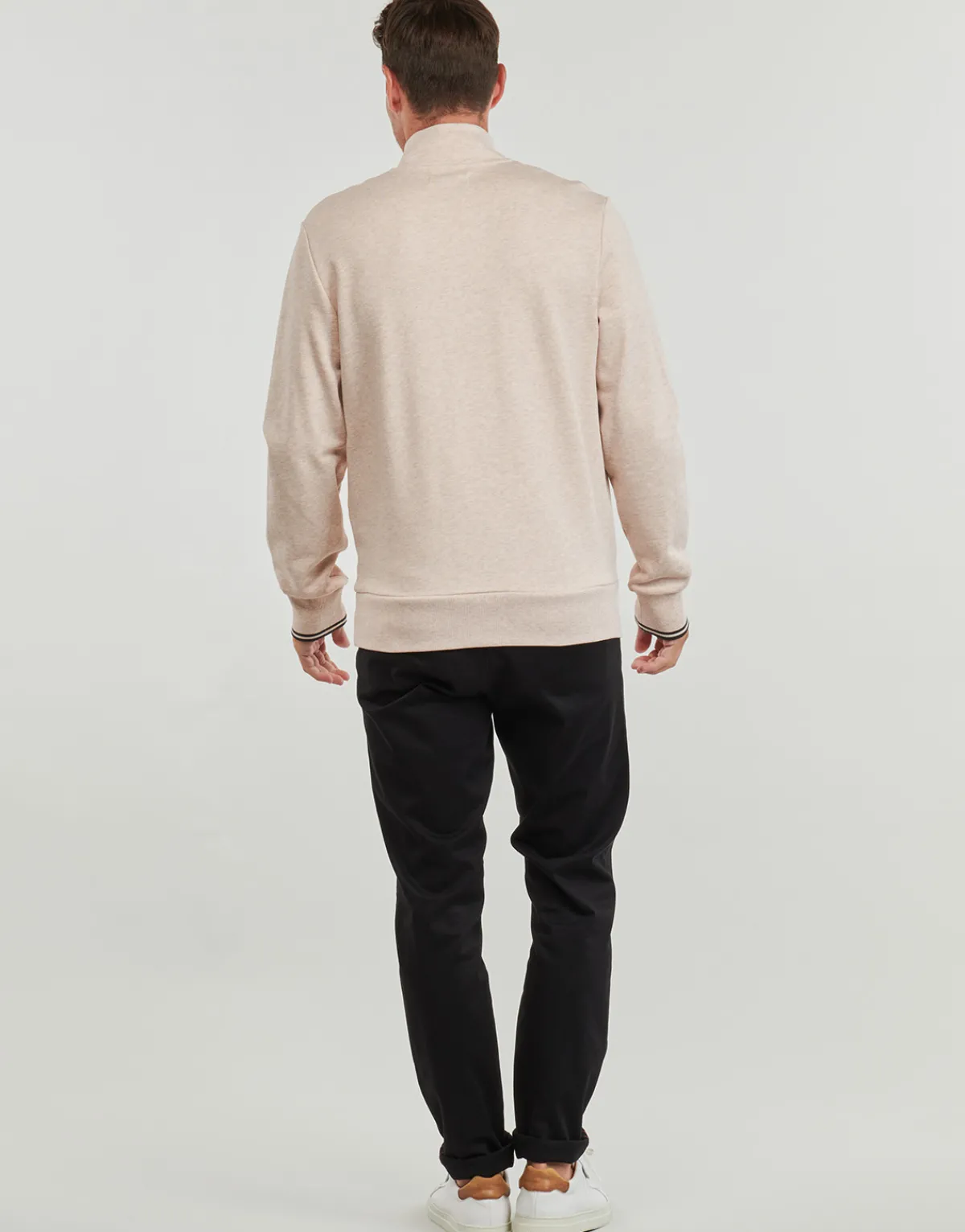Sweats & Polaires^Fred Perry - HALF ZIP Beige