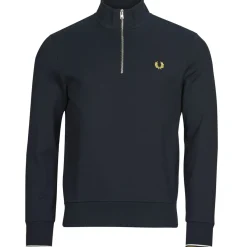 Sweats & Polaires^Fred Perry - HALF ZIP SWEATSHIRT Marine
