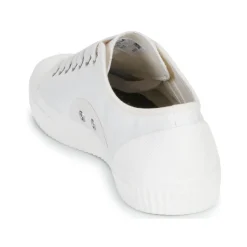 Baskets Mode^Fred Perry - HUGHES LOW CANVAS Blanc