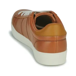 Baskets Mode^Fred Perry - SPENCER LEATHER Marron