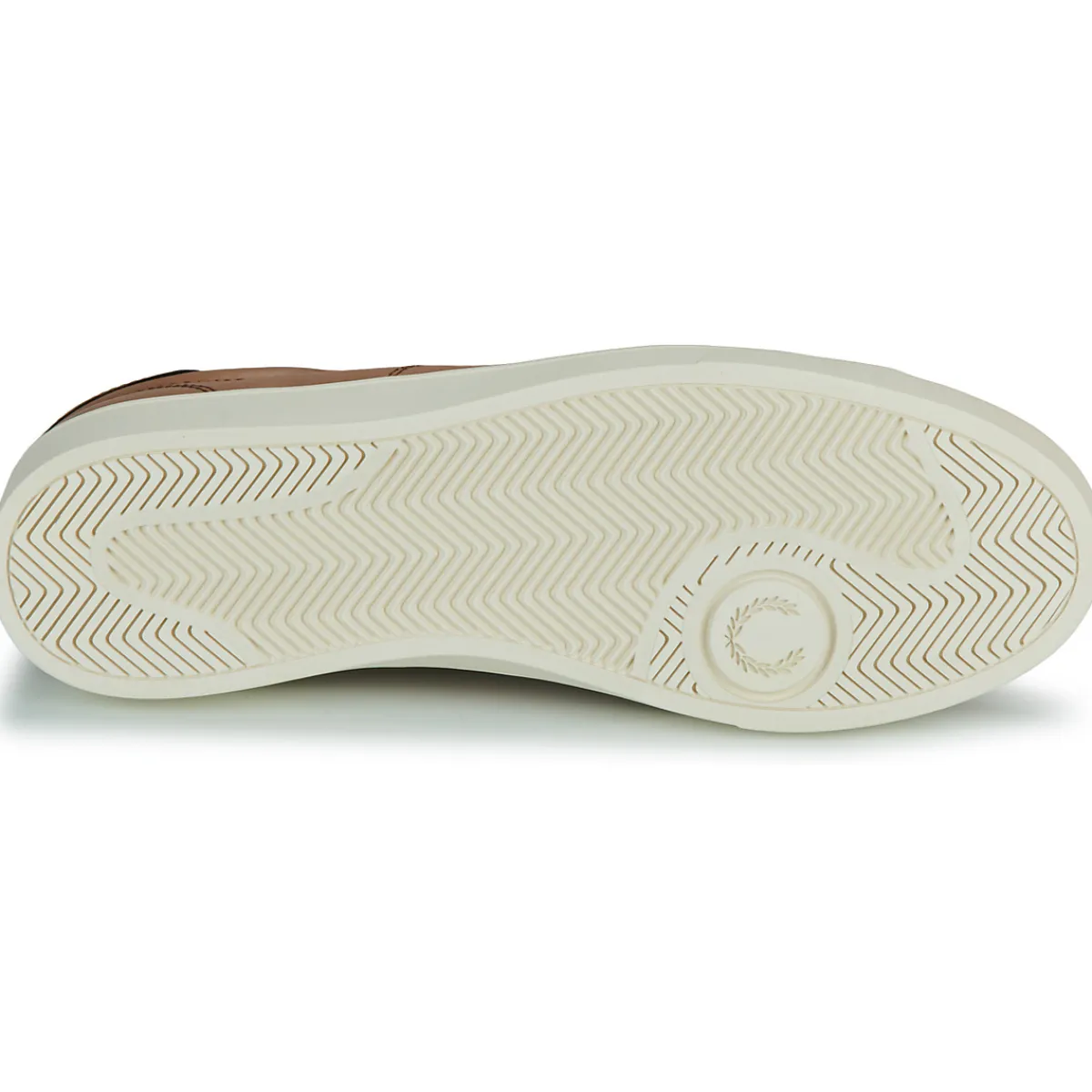 Baskets Mode^Fred Perry - SPENCER LEATHER Marron