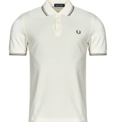 T-shirts & Polos^Fred Perry - TWIN TIPPED SHIRT Beige