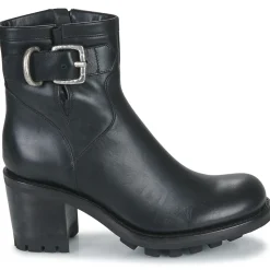 Bottines / Boots^Freelance - JUSTY 7 SMALL GERO BUCKLE Noir