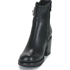 Bottines / Boots^Freelance - JUSTY 7 SMALL GERO BUCKLE Noir