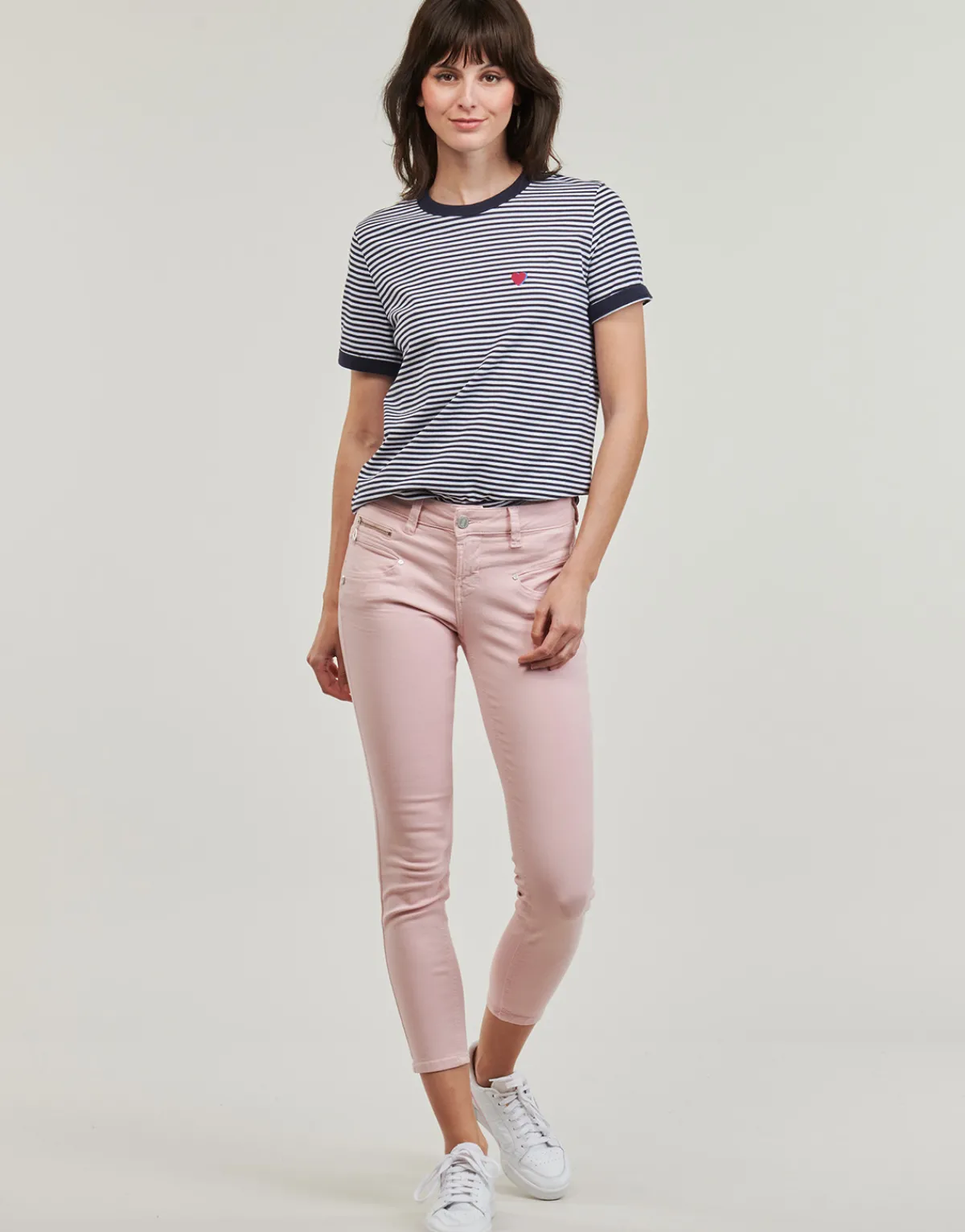 Jeans^Freeman T.Porter - ALEXA CROPPED MAGIC COLOR Rose