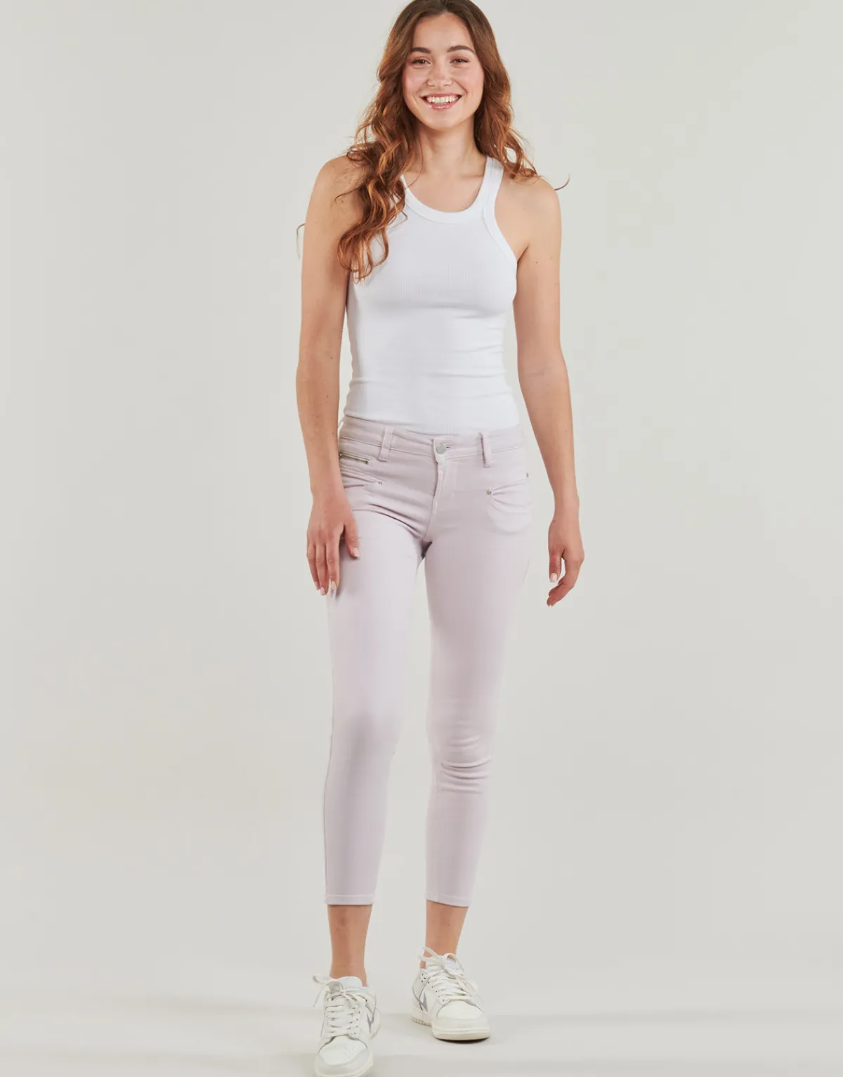 Jeans^Freeman T.Porter - ALEXA CROPPED MAGIC COLOR Lila