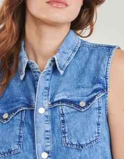 Robes^Freeman T.Porter - KARINA DENIM Bleu