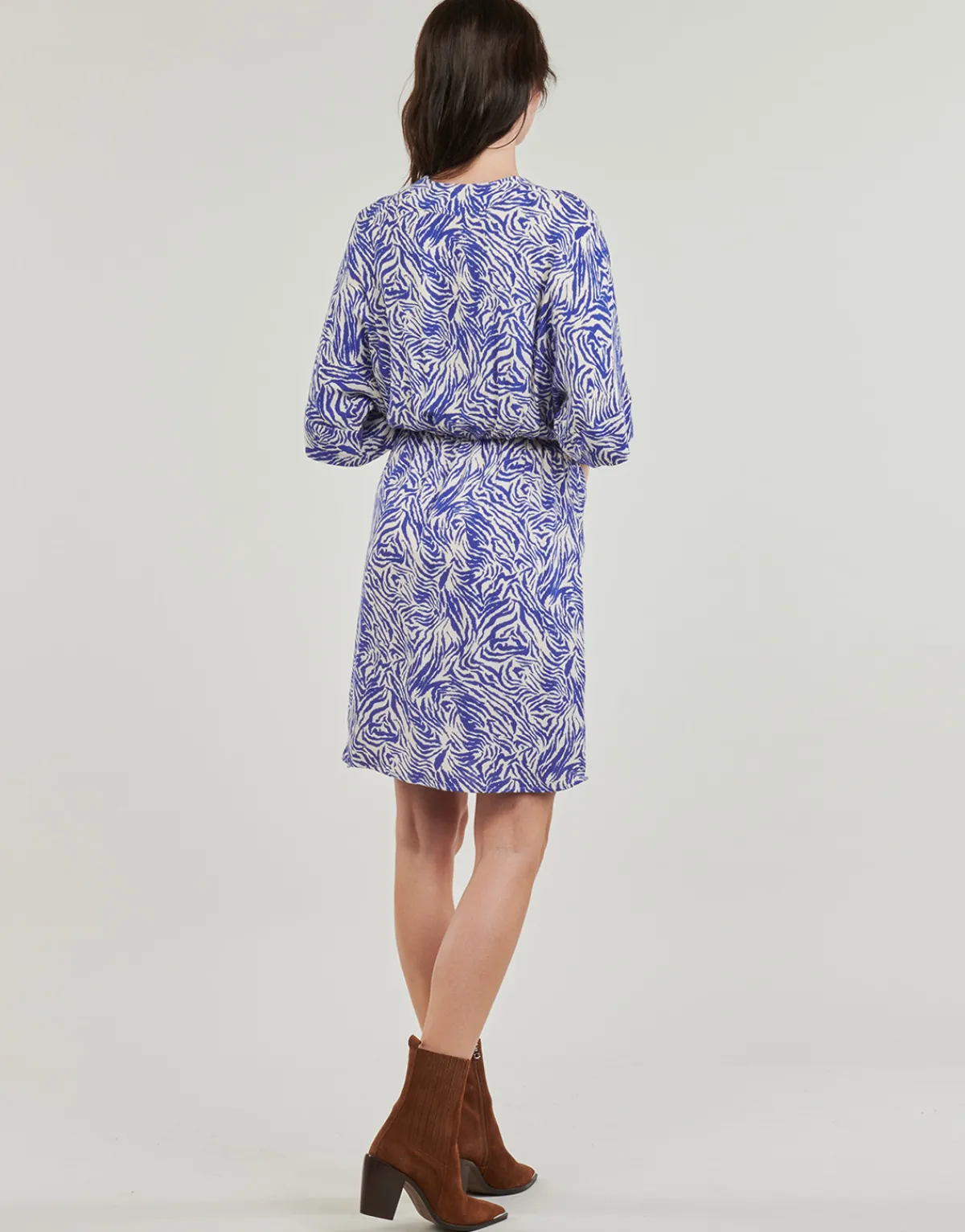Robes^Freeman T.Porter - ROZA ZEBRURE Bleu