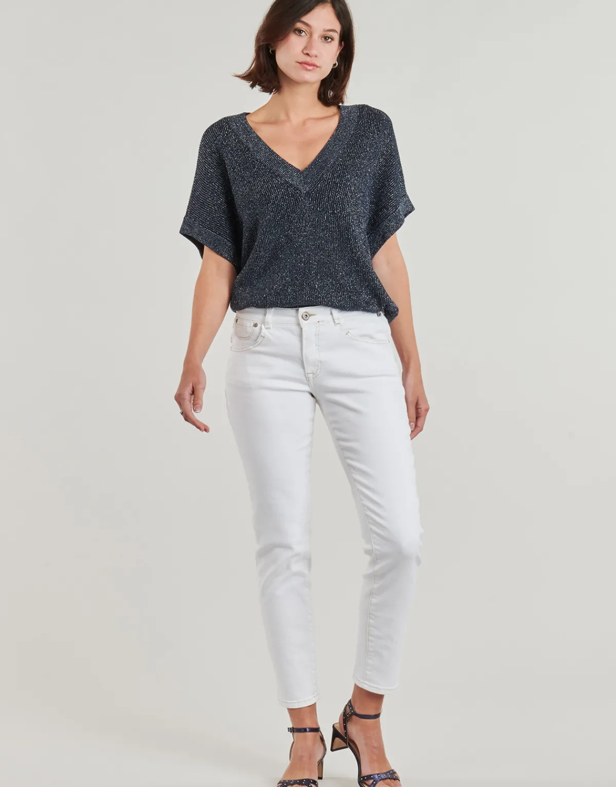 Jeans^Freeman T.Porter - SOPHY ANDALOUSIA Blanc