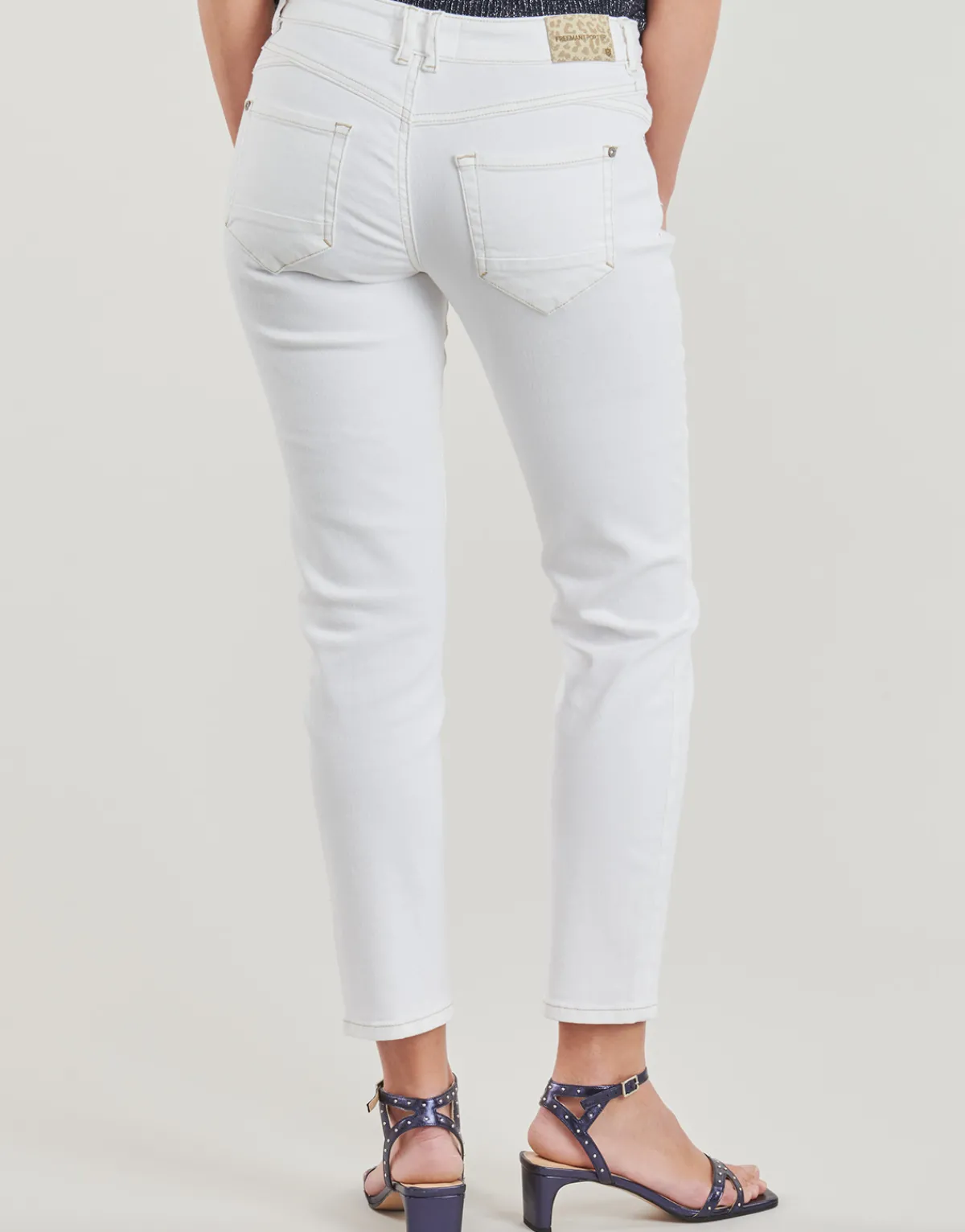 Jeans^Freeman T.Porter - SOPHY ANDALOUSIA Blanc