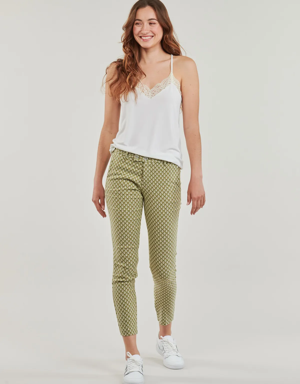 Pantalons^Freeman T.Porter - TESSA JELLIZ Kaki
