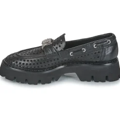 Mocassins & Chaussures Bateau^Fru.it - 8152-999-ANFIBIO-NERO-NIKEL Noir