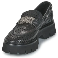 Mocassins & Chaussures Bateau^Fru.it - 8152-999-ANFIBIO-NERO-NIKEL Noir