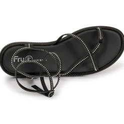 Sandales Et Nu-pieds^Fru.it - 7430-100-NERO-NIKEL Noir