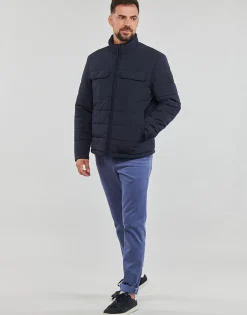 Vestes^Gant - CHANNEL QUILTED JACKET Marine