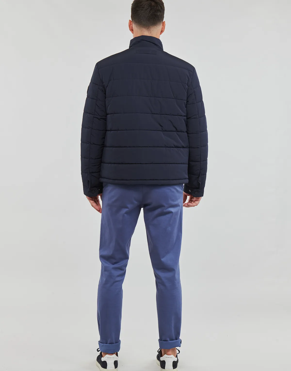 Vestes^Gant - CHANNEL QUILTED JACKET Marine