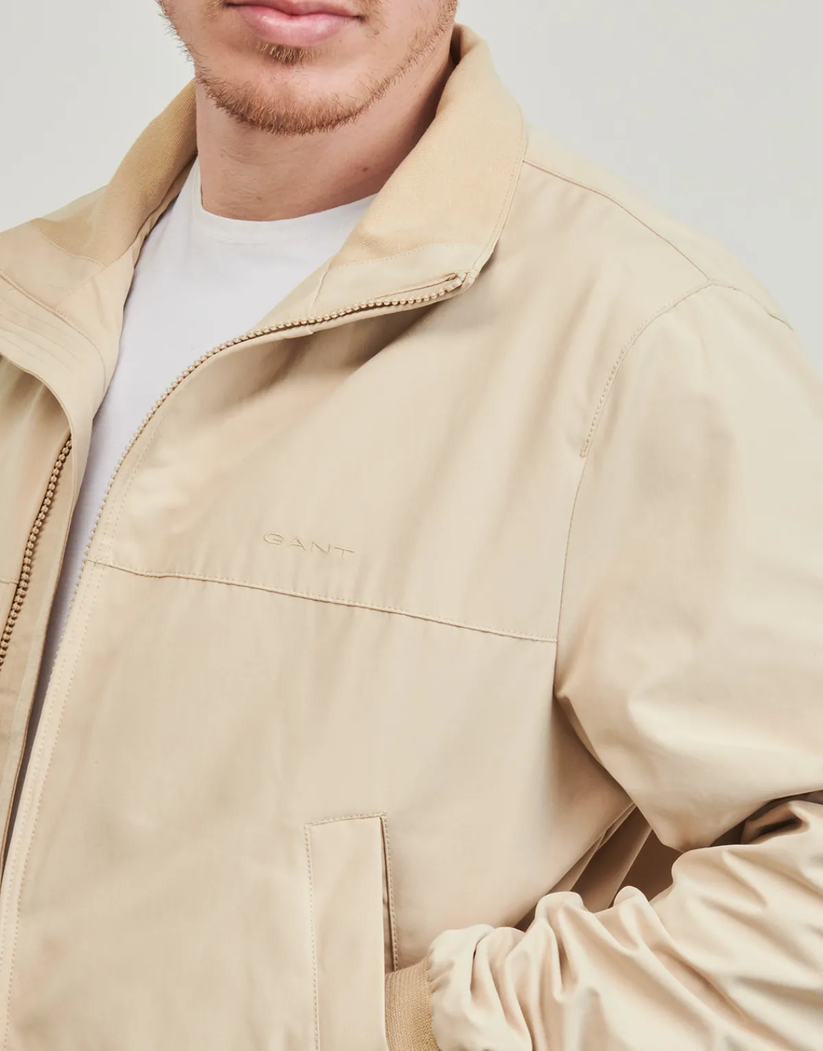 Vestes^Gant - LIGHT HAMPSHIRE JACKET Beige