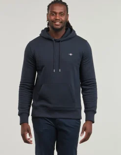 Sweats & Polaires^Gant - REG SHIELD HOODIE Marine