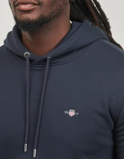 Sweats & Polaires^Gant - REG SHIELD HOODIE Marine