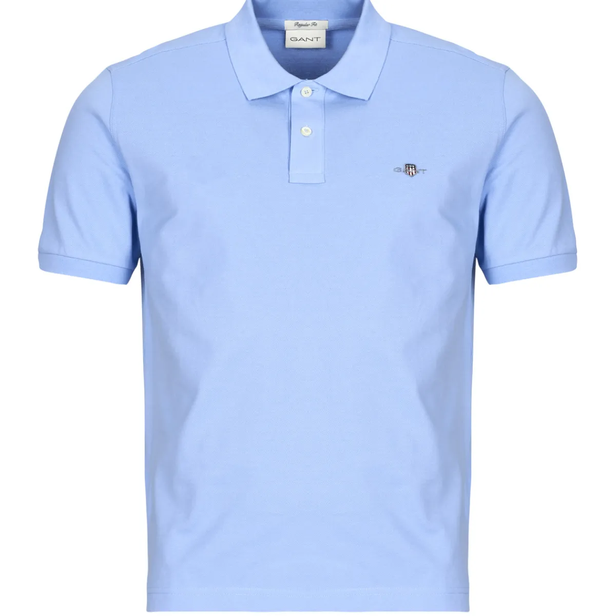 T-shirts & Polos^Gant - REG SHIELD SS PIQUE POLO Bleuciel