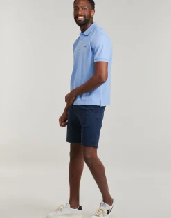 T-shirts & Polos^Gant - REG SHIELD SS PIQUE POLO Bleuciel