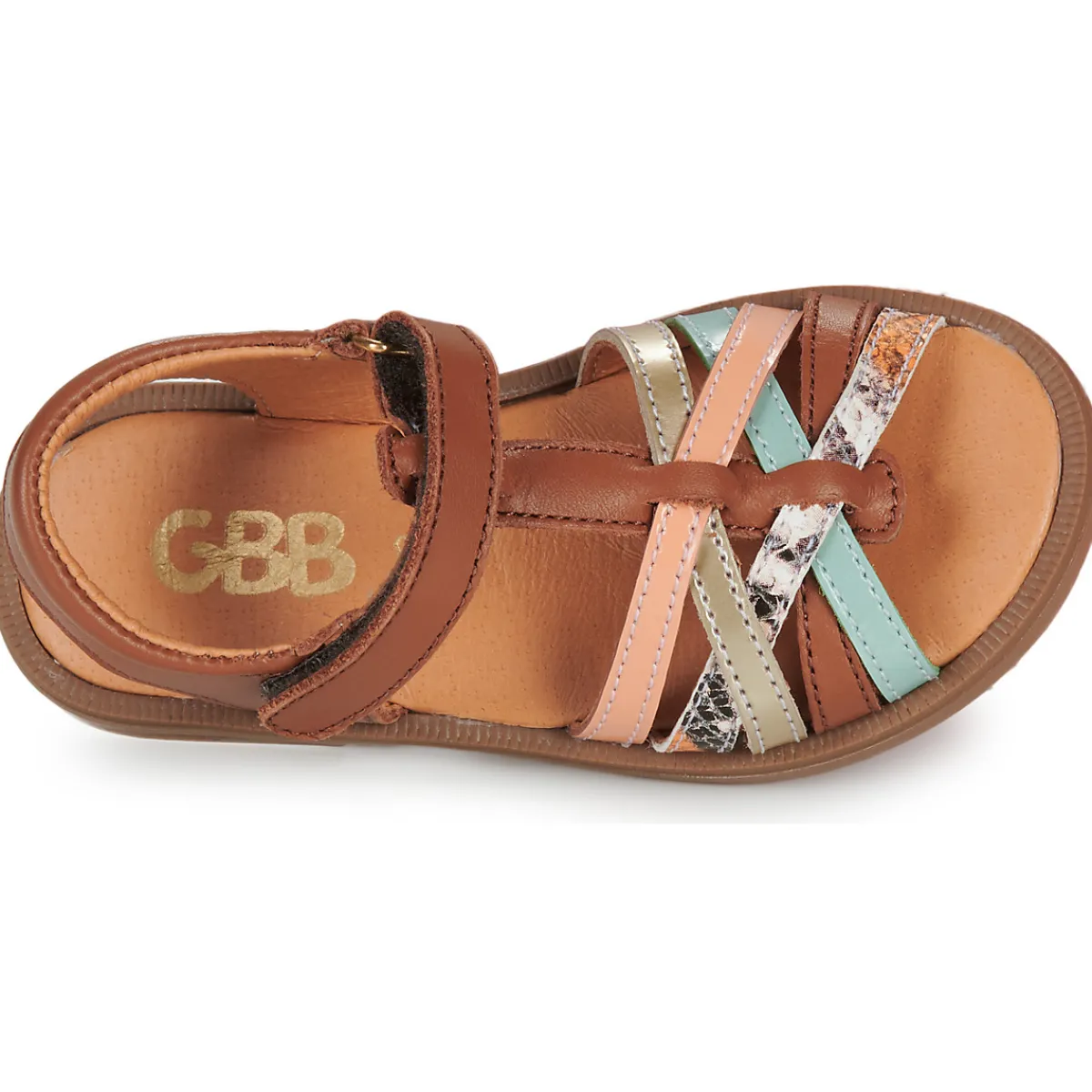 Sandales Et Nu-pieds^GBB - ANNABELLE Marron