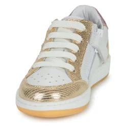 Baskets Mode^GBB - HERMINE* blanc-doré