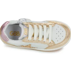 Baskets Mode^GBB - HERMINE* blanc-doré