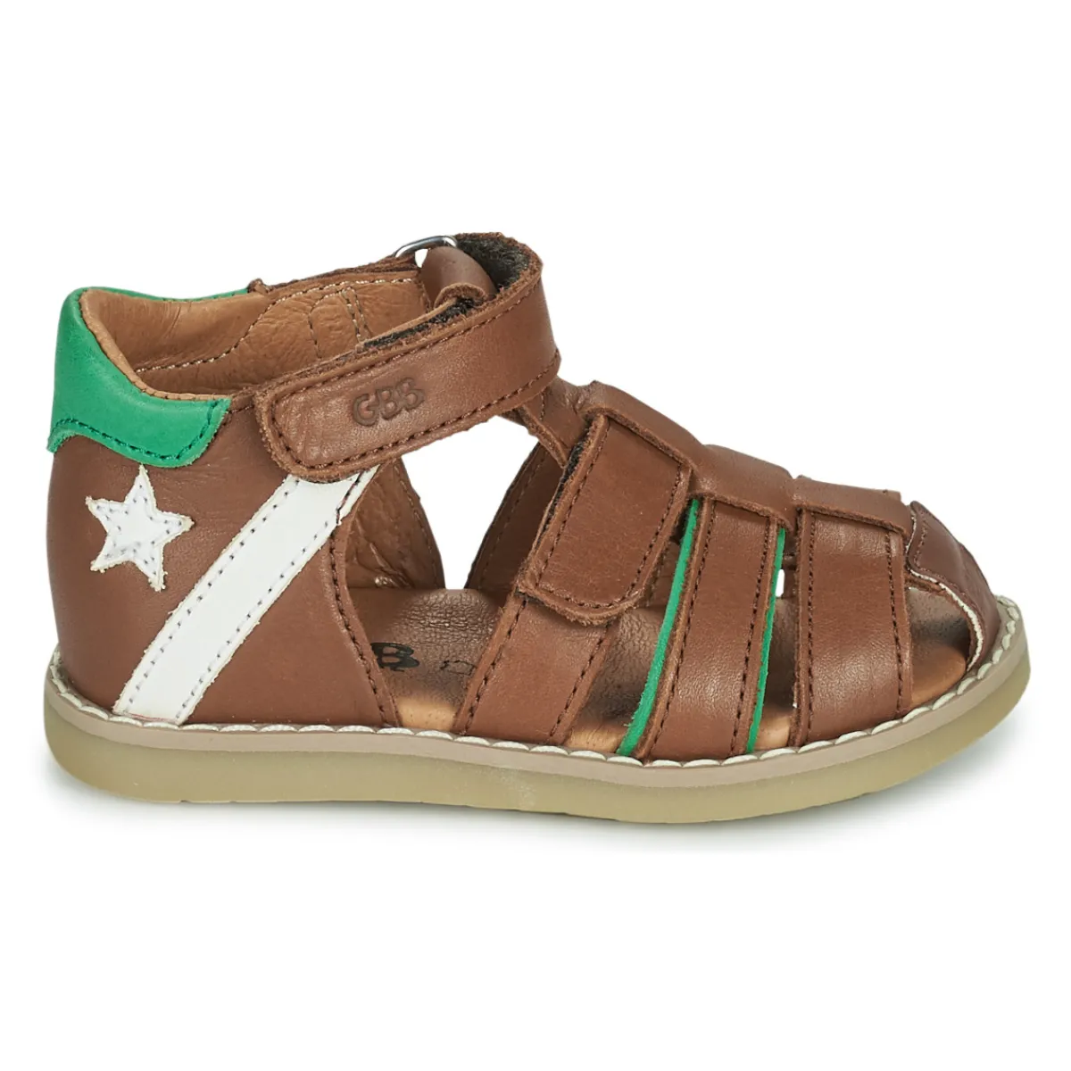 Sandales Et Nu-pieds^GBB - MARTINO Marron