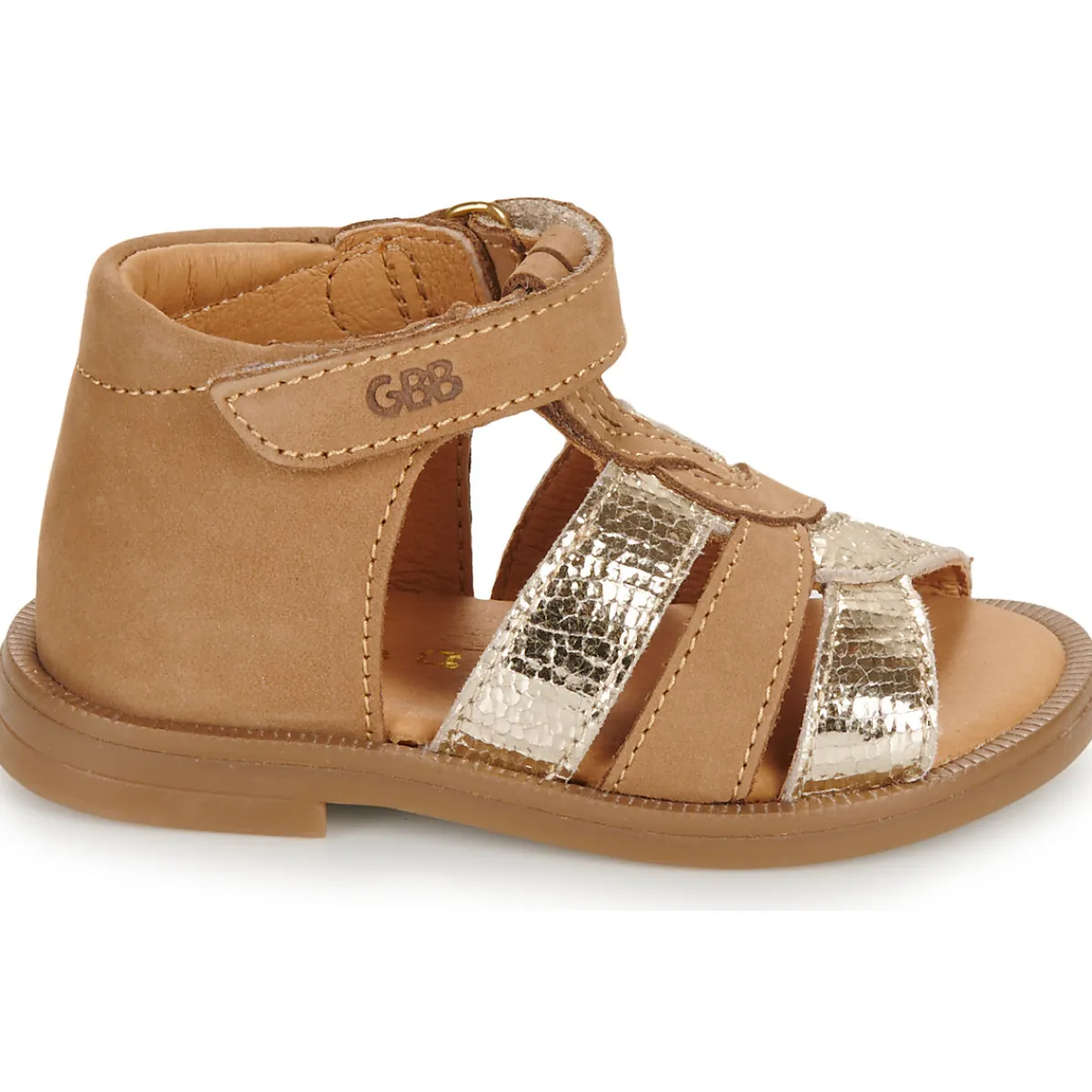 Sandales Et Nu-pieds^GBB - OLENA Marron