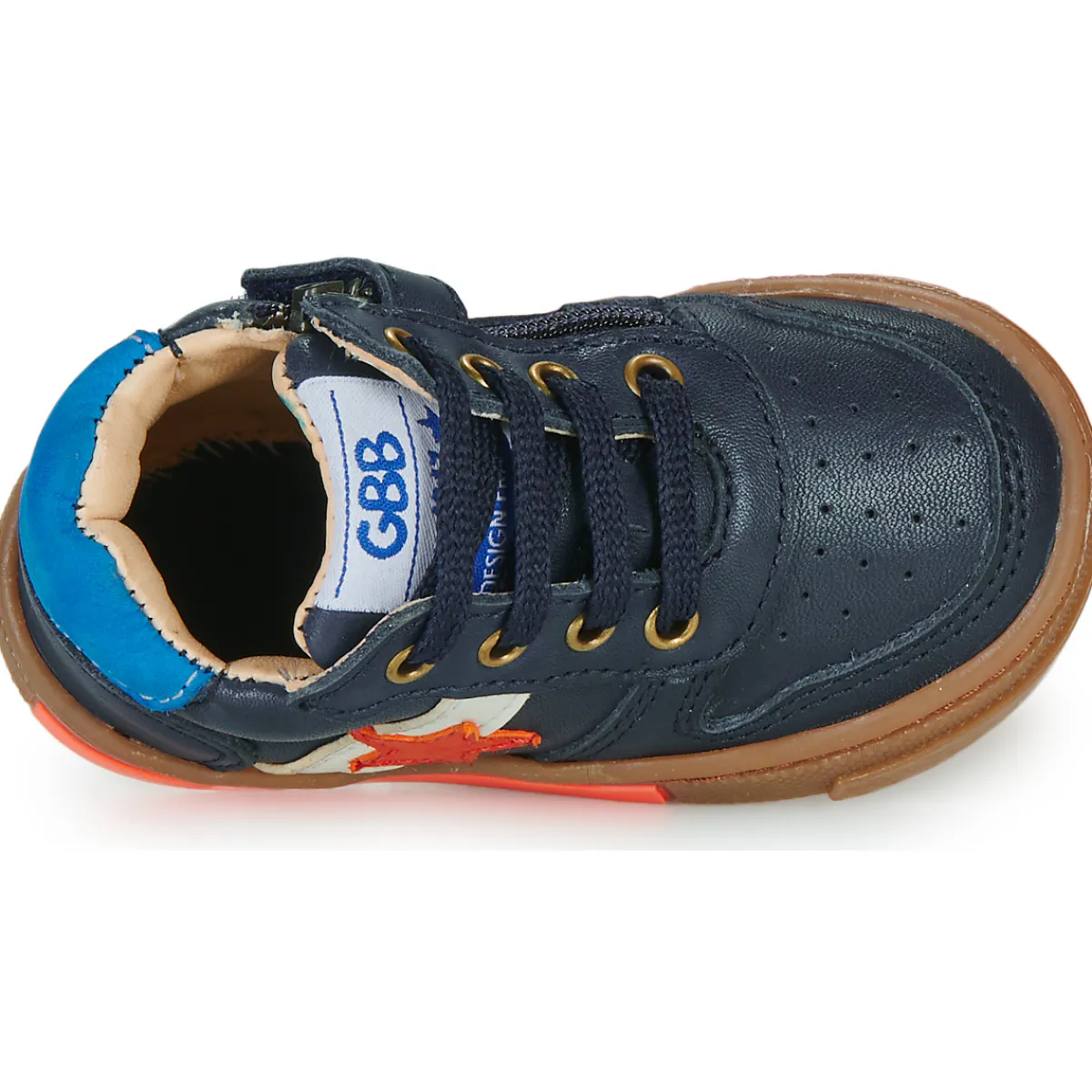 Baskets Mode^GBB - RIKKIE FLEX Bleu