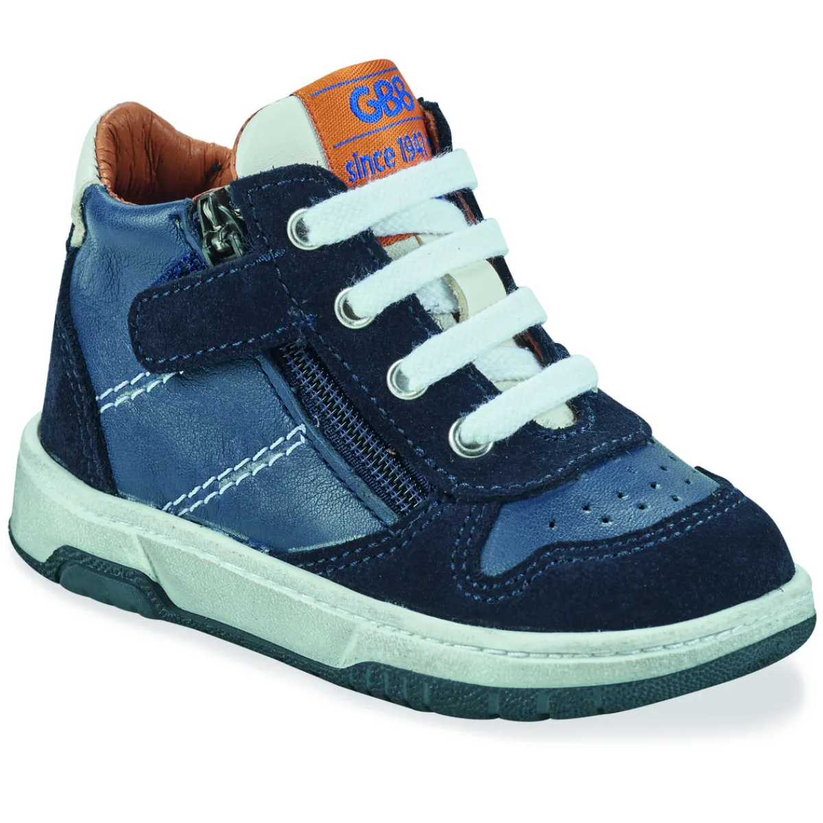 Baskets Mode^GBB - VALDECK Bleu