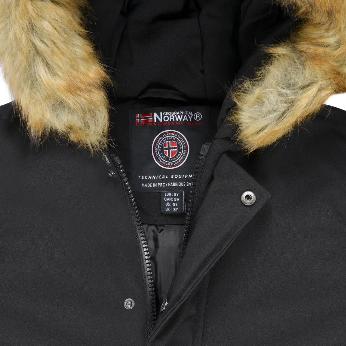 Manteaux^Geographical Norway - BAGWAY Noir